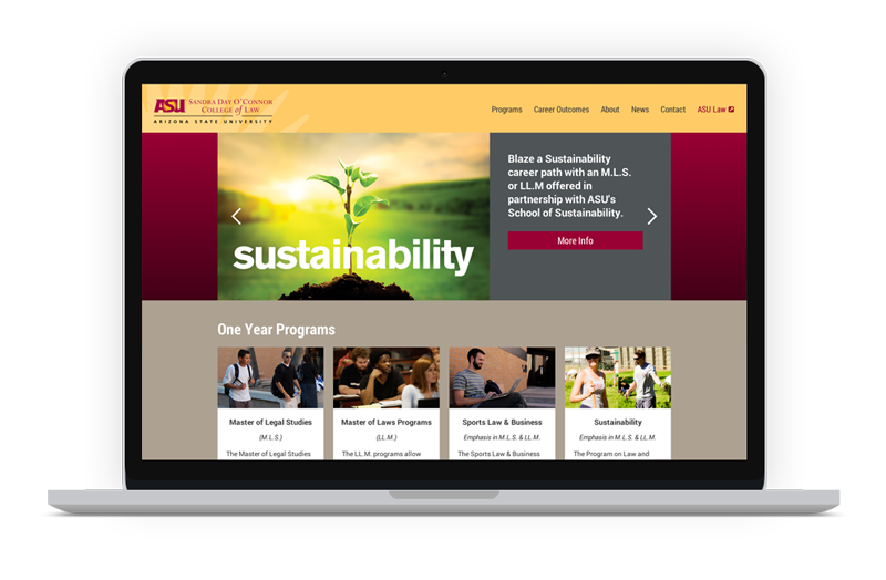 ASU Law microsite