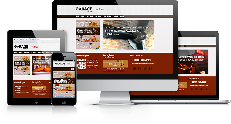 Garage Wine & Tap site